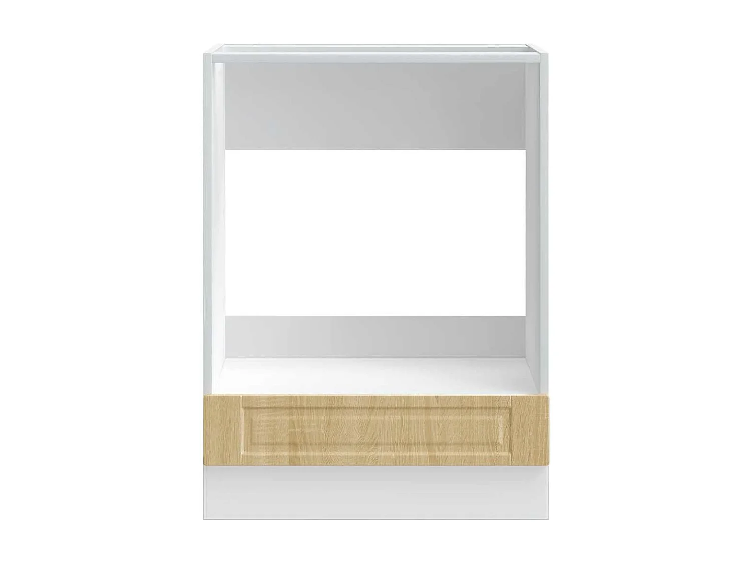 Armoire à four chêne sonoma bois d'ingénierie