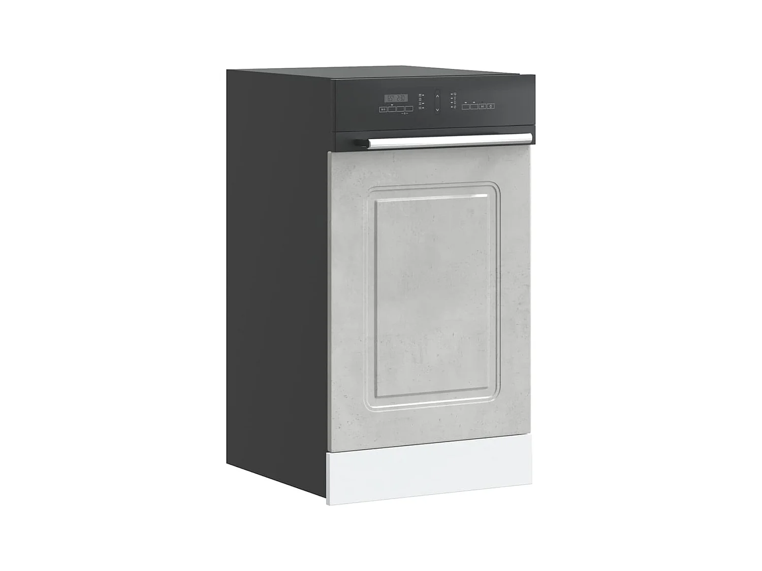 Kalmar vaatwasserpaneel betongrijs 45x1,5x67 cm