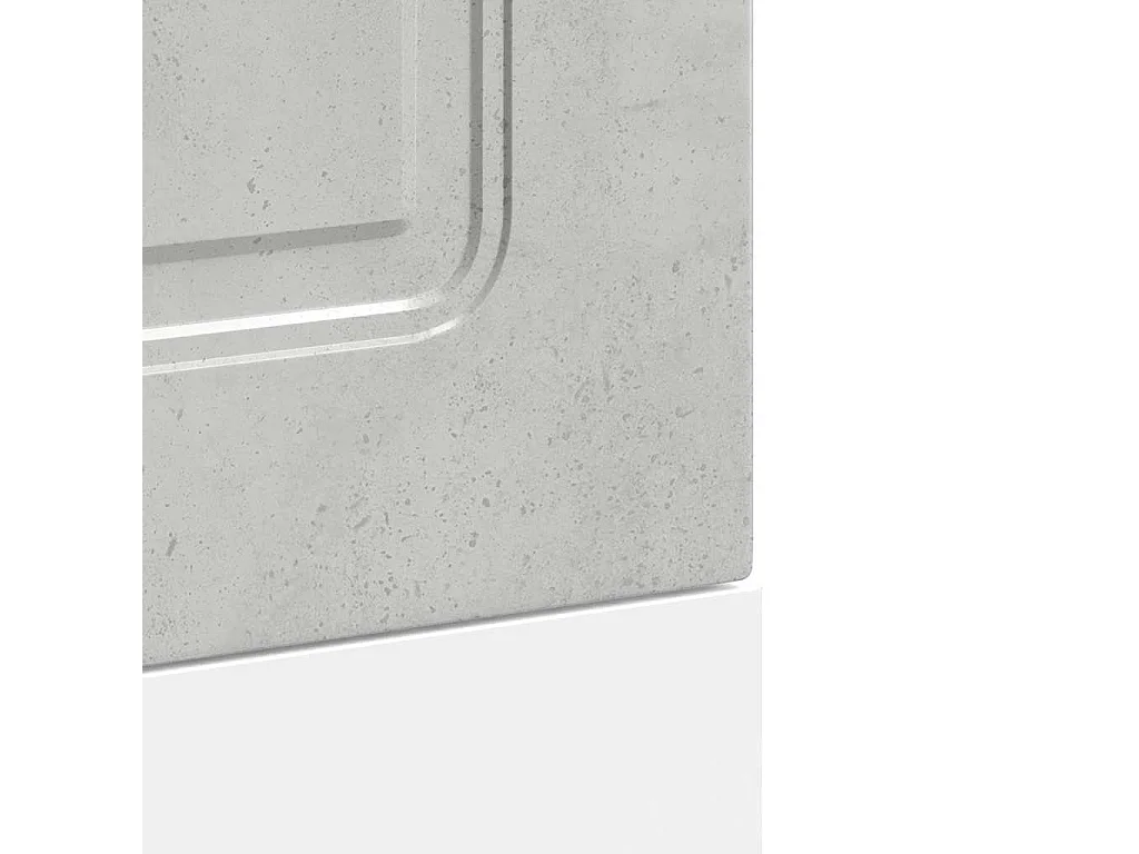 Panneau de lave-vaisselle gris béton 45x1,5x67 cm