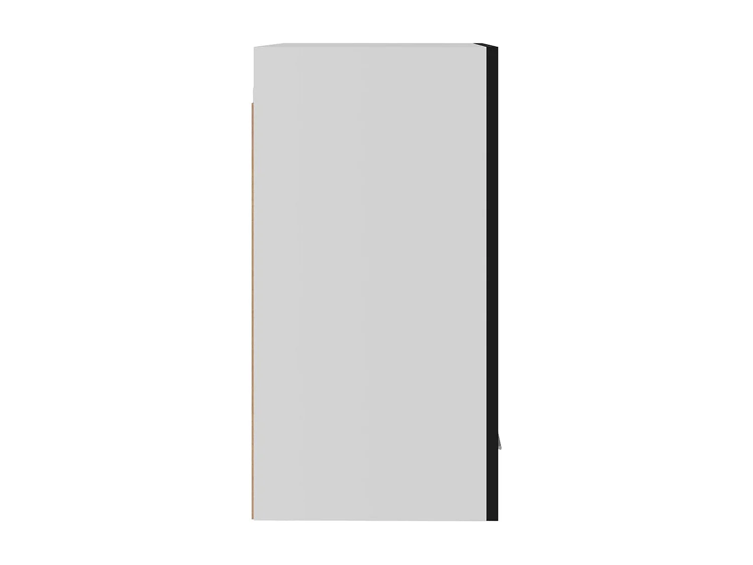 Zwarte hangkast 39,5x31x60 cm bewerkt hout