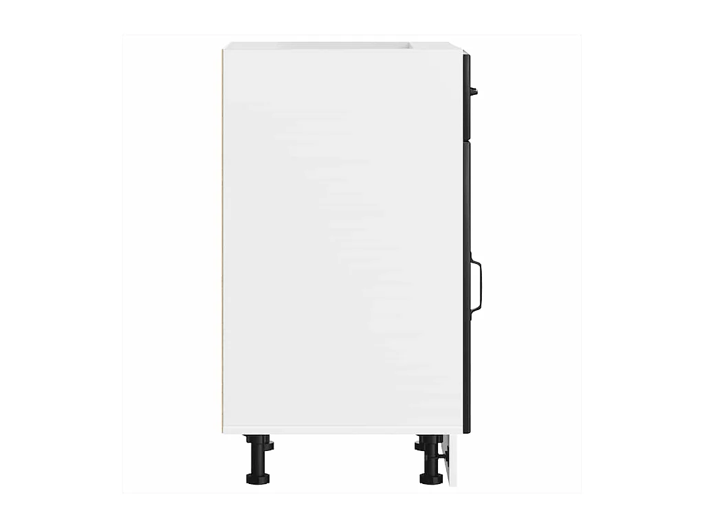 Armoire de cuisine noir bois d'ingénierie