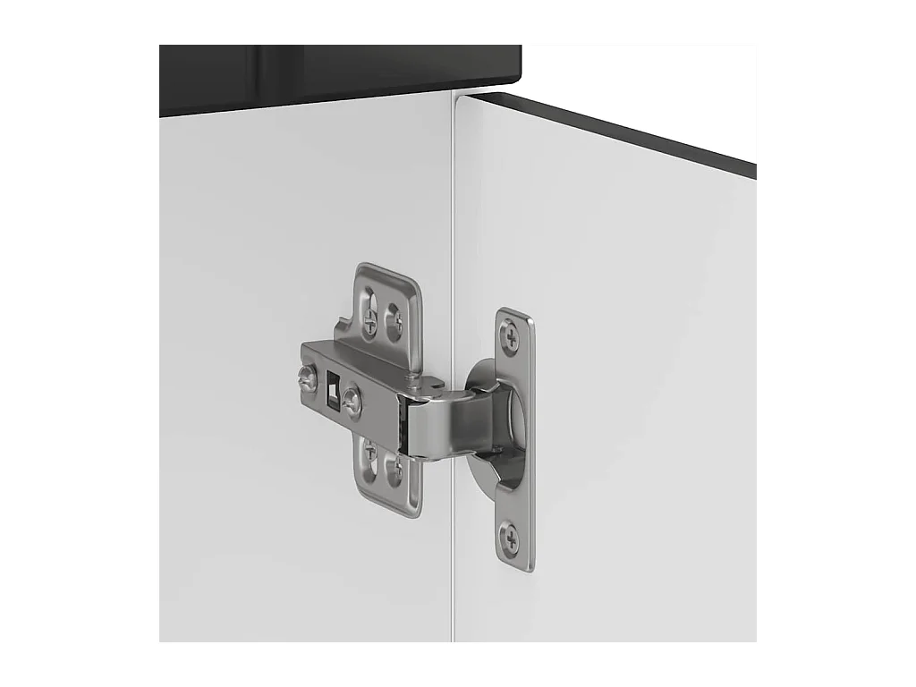 Armoire de cuisine noir bois d'ingénierie