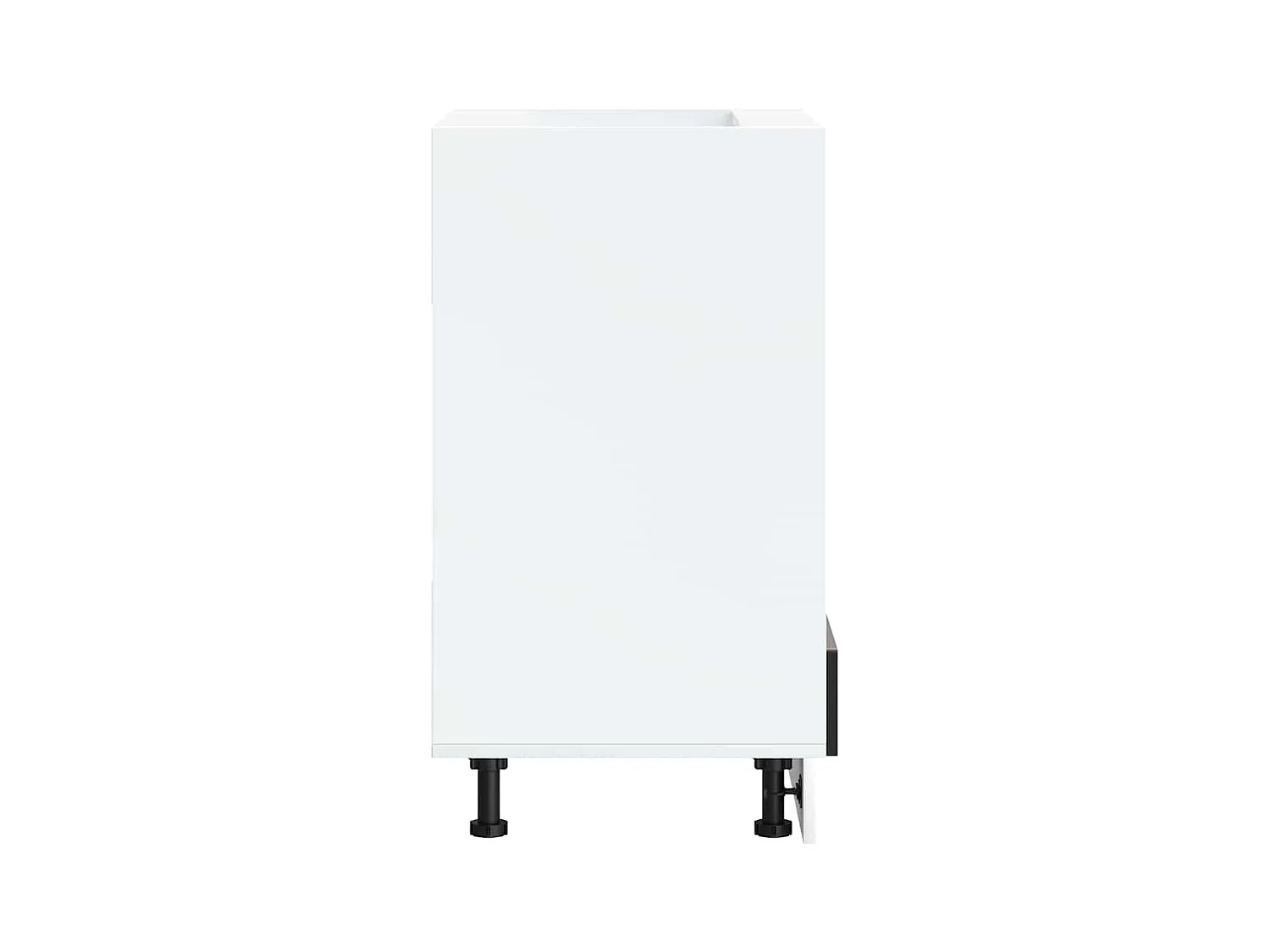 Armoire de four noir bois d'ingénierie