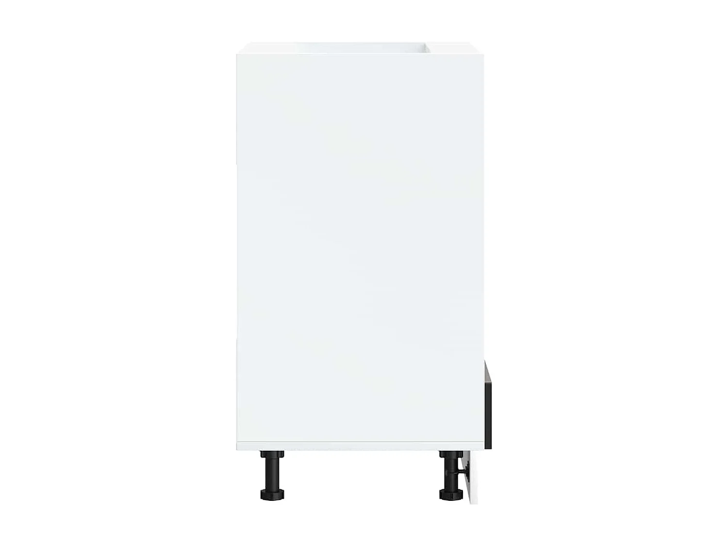 Armoire de four noir bois d'ingénierie