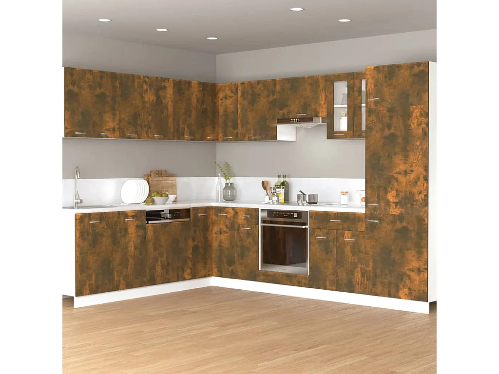 Mobile pensile Rovere affumicato 60x31x40 cm