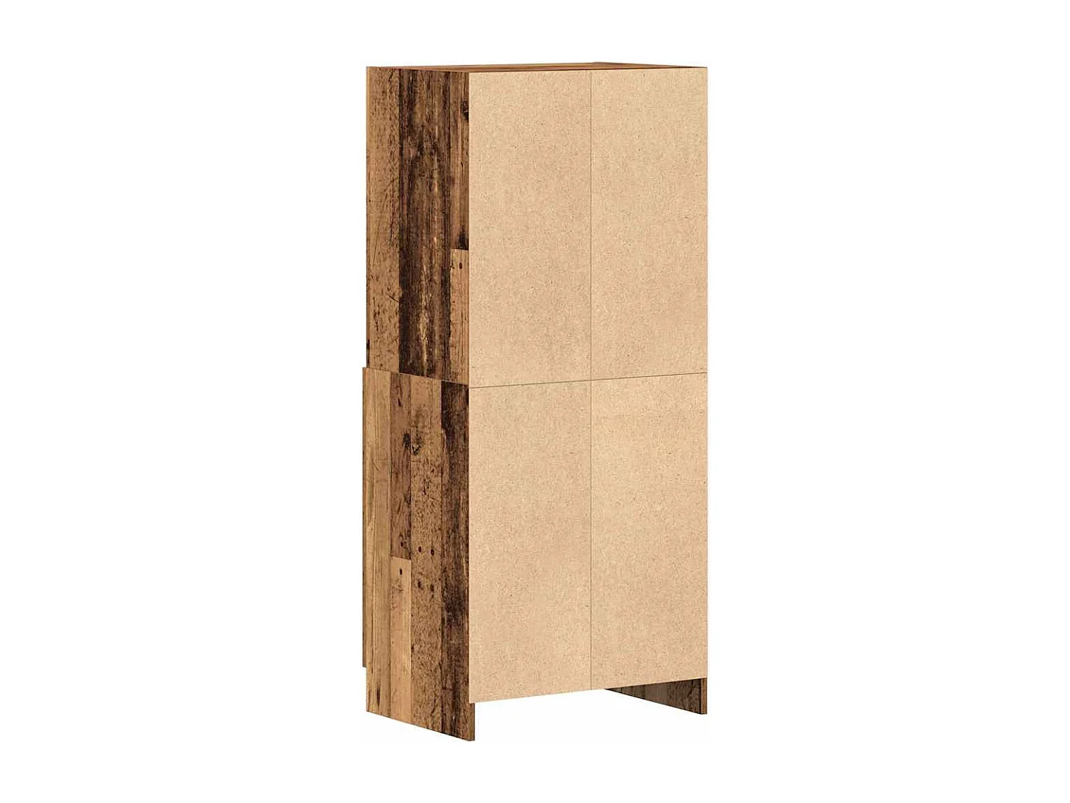 Armoire de cuisine vieux bois 57x41,5x131,5 cm bois ingénierie