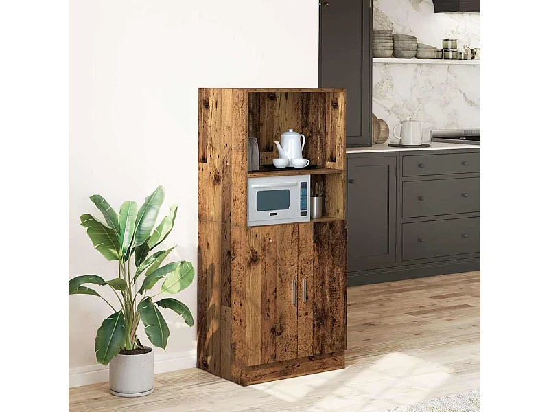 Altholz Küchenschrank 57x41,5x131,5 cm Holzwerkstoff