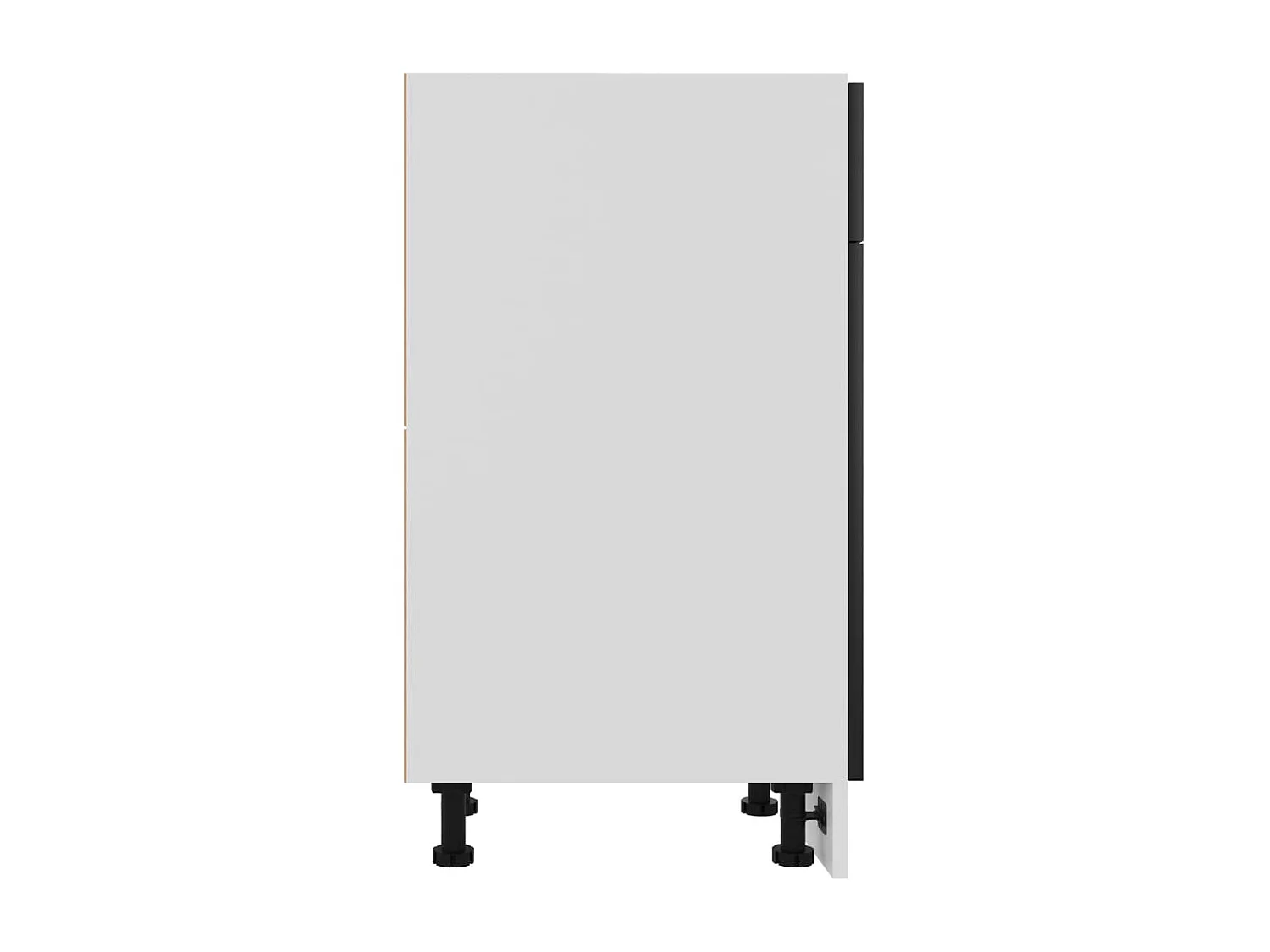 Armoire de plancher à tiroir Noir 30x46x81,5 cm