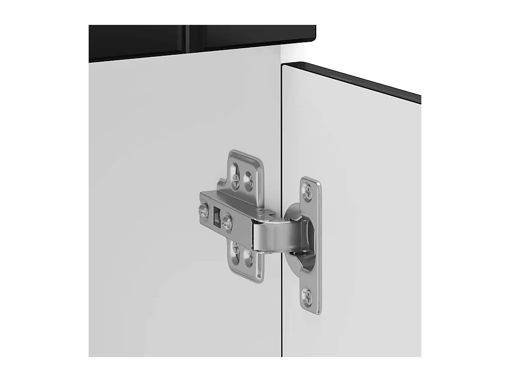 Mobile da cucina in legno ingegnerizzato nero Lucca