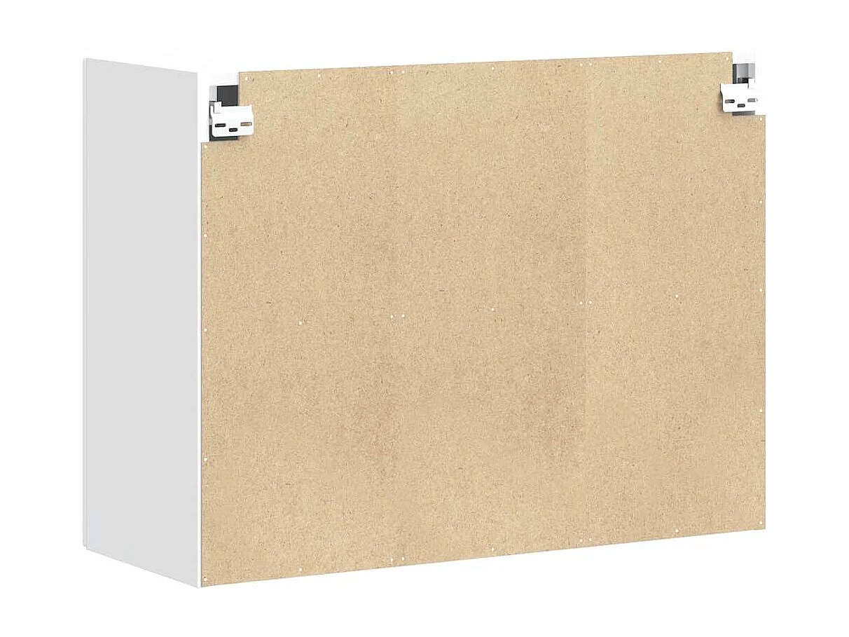 Armoire murale de cuisine blanc bois d'ingénierie