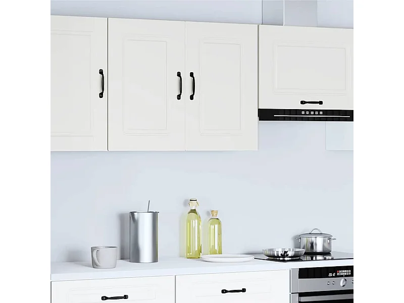 Armoire murale de cuisine blanc bois d'ingénierie