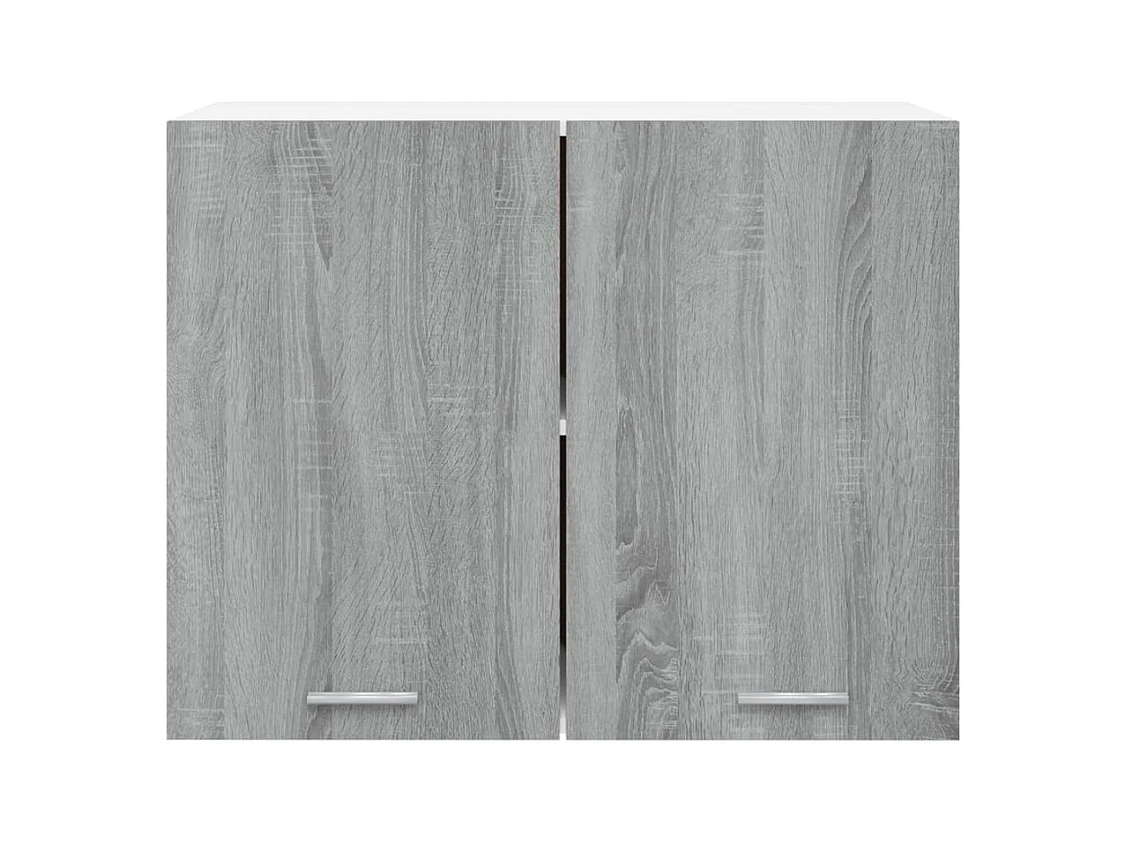 Armoire suspendue Sonoma gris 80x31x60 cm