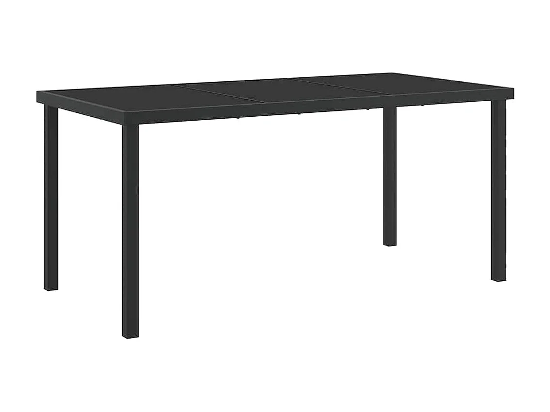 Ensemble de Salle à Manger de Jardin 5 Pièces avec Coussins Noir Poly Rattan