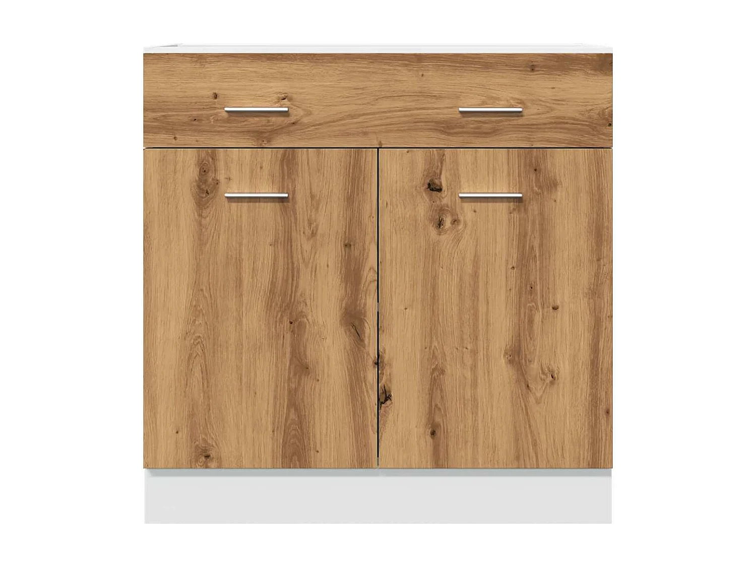 Armoire de plancher à tiroir chêne artisanal