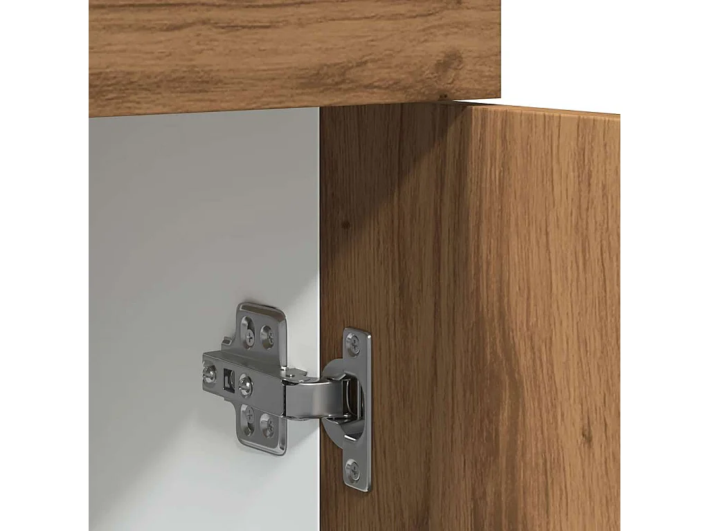 Armoire de plancher à tiroir chêne artisanal