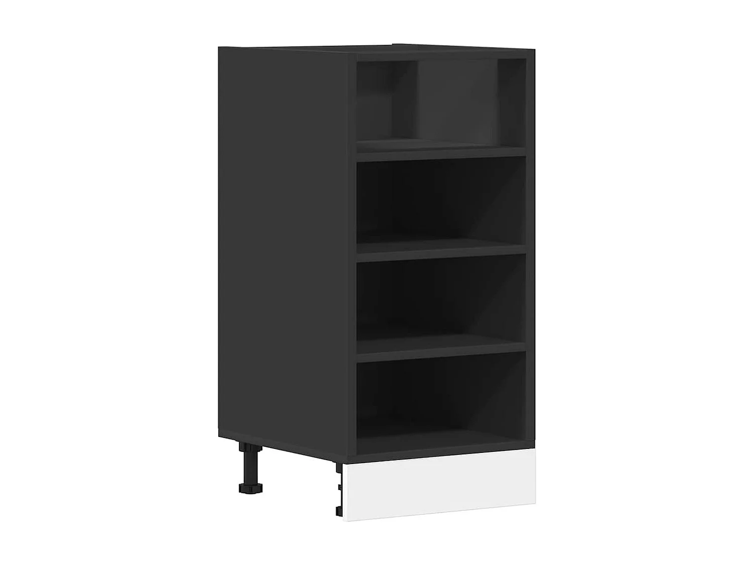 Staande kast zwart 40x44,5x81,5 cm