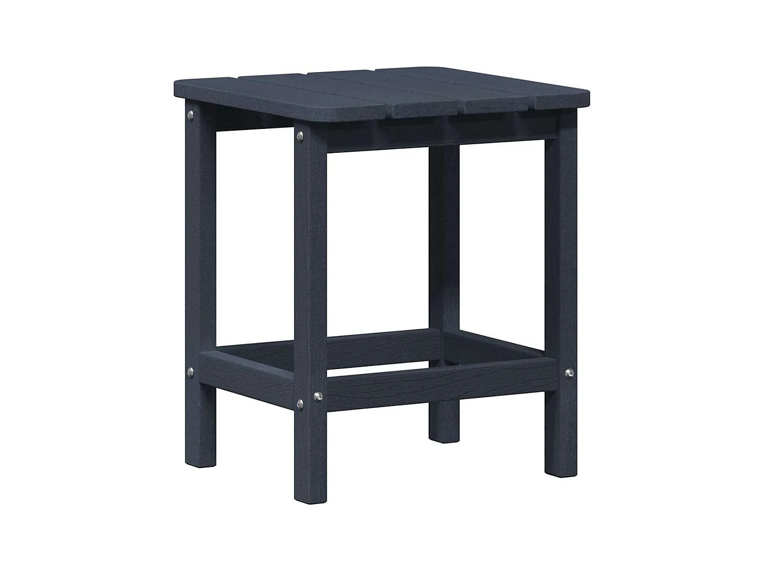 Ensemble de Jardin 3 Pièces Bleu Marine HDPE