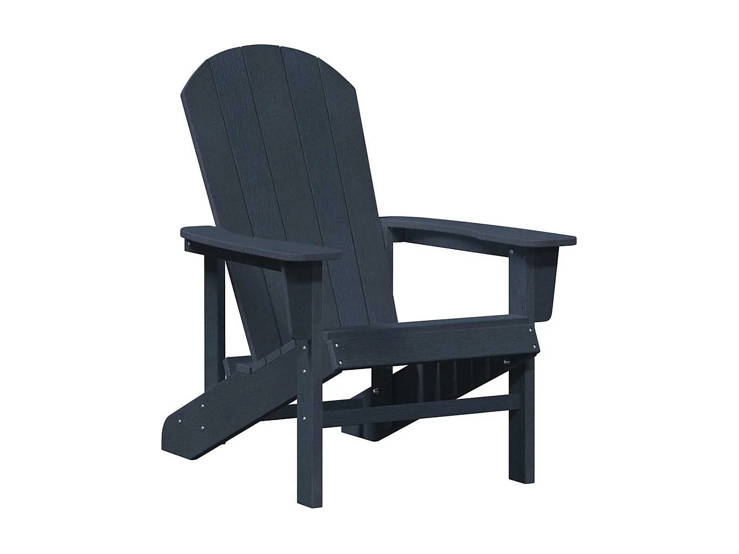 Ensemble de Jardin 3 Pièces Bleu Marine HDPE