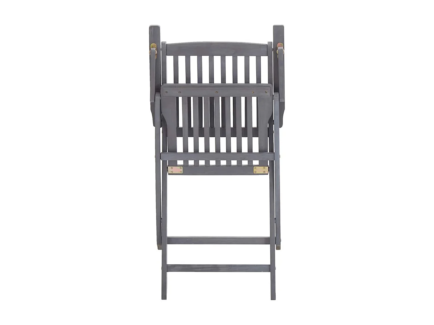 Chaises pliables d'extérieur lot de 6 et coussins Bois d'acacia