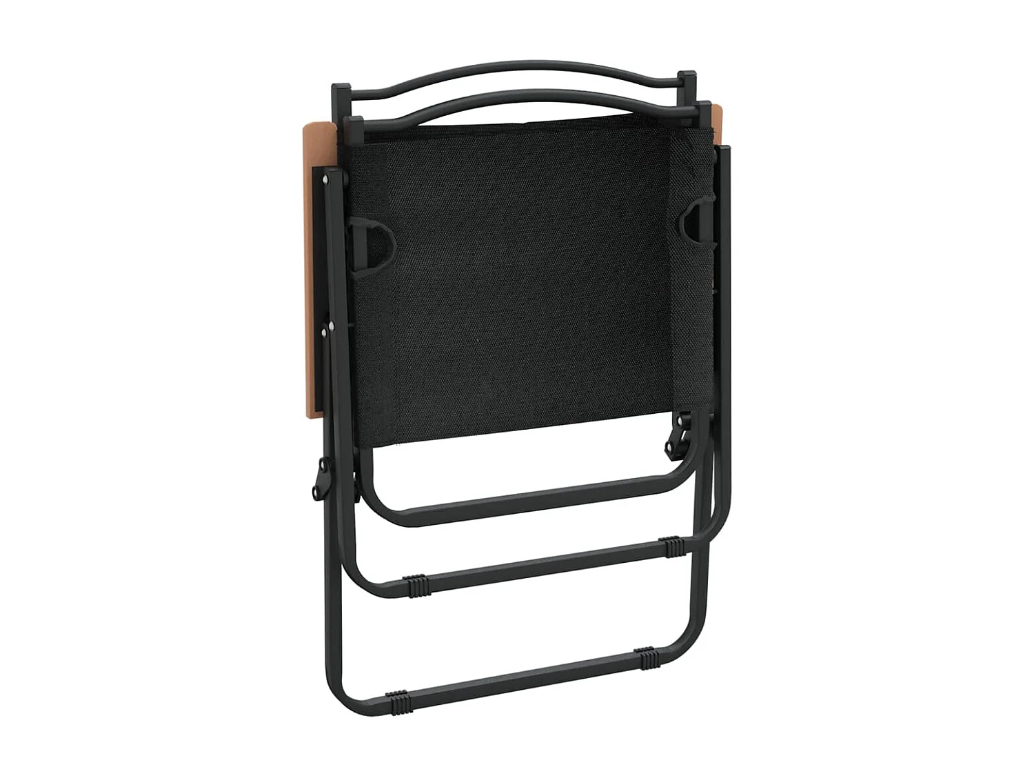 Campingstühle 2er Set Schwarz 54x55x78 cm Oxford-Gewebe