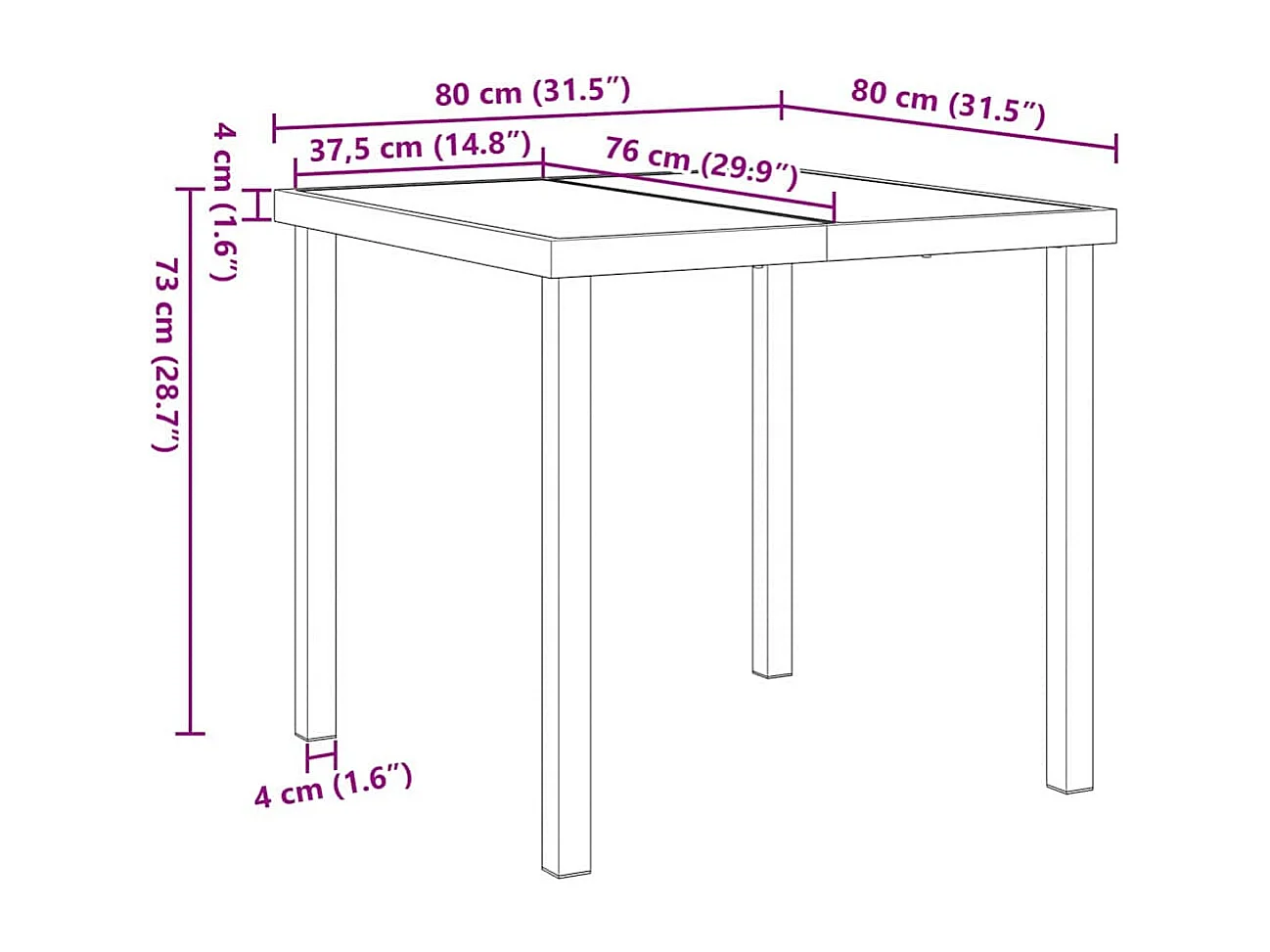 Set da pranzo da giardino da 5 pezzi con cuscini in polyrattan nero