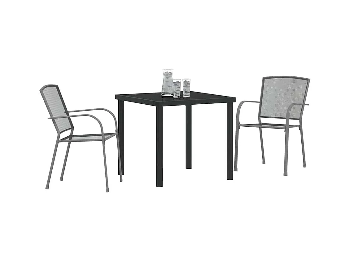 Set da pranzo da giardino antracite