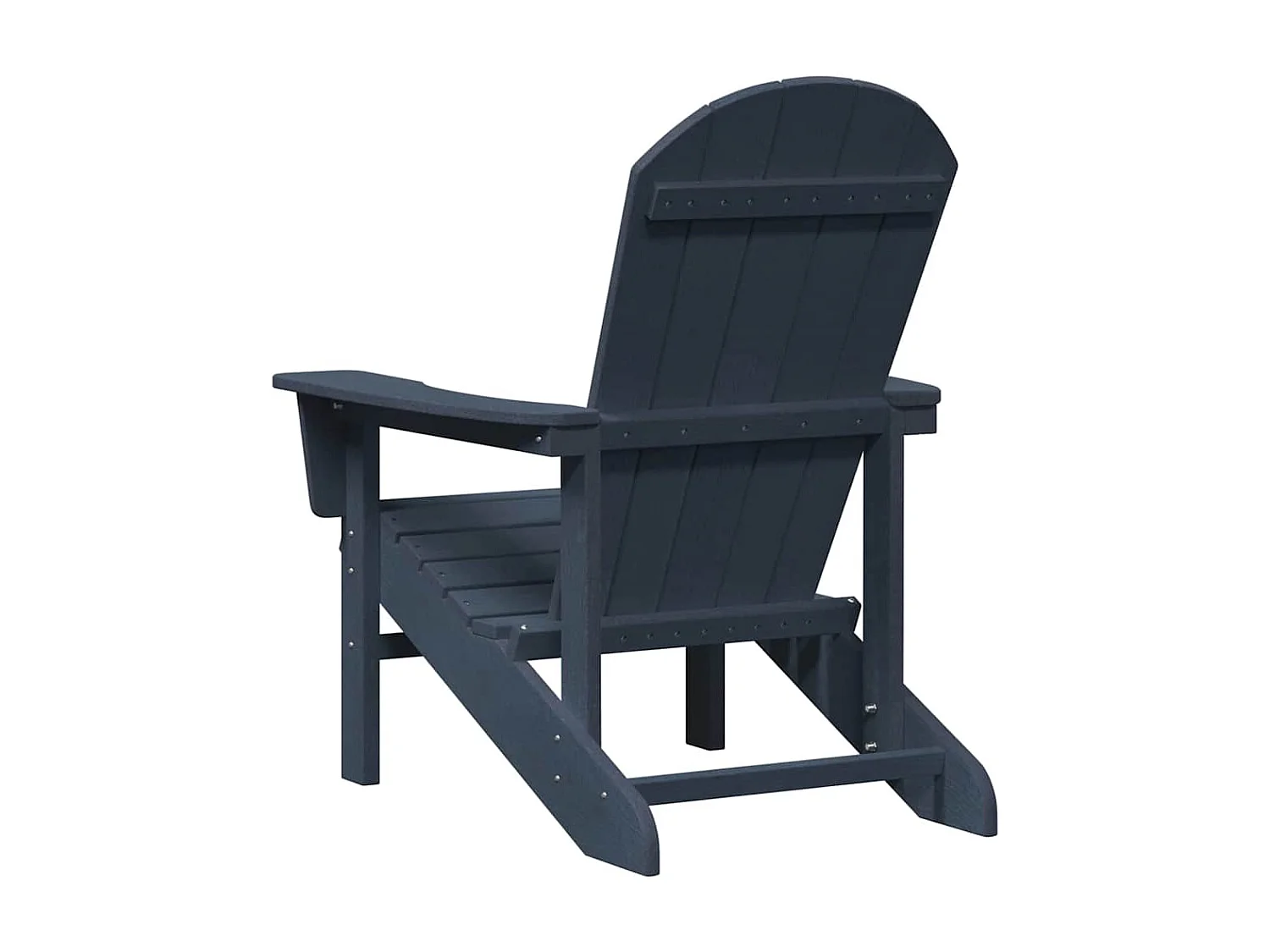 Chaises Adirondack 2 pcs Bleu Marine 74x82x90 cm HDPE