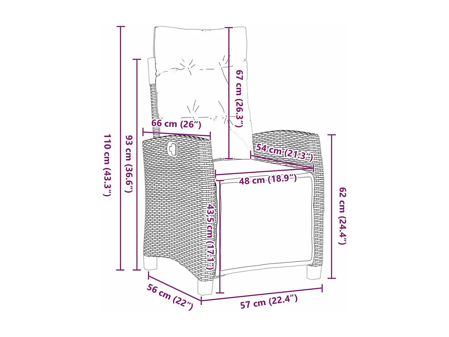 Ensemble de salle à manger de jardin 5 pièces Rattan poly noir