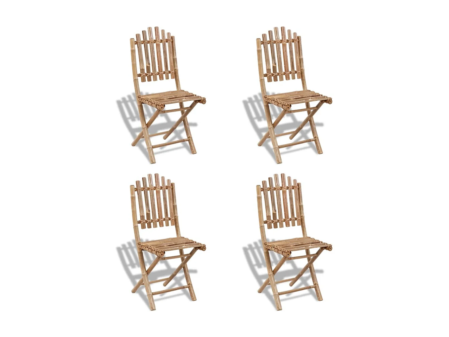 sillas plegables de bambú para exterior