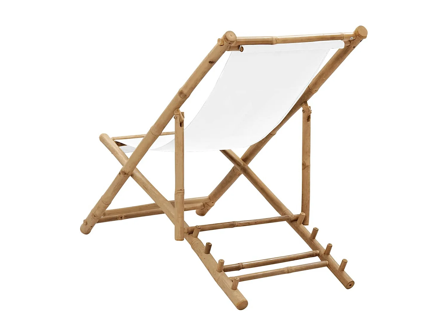 Chaise de terrasse Bambou et toile