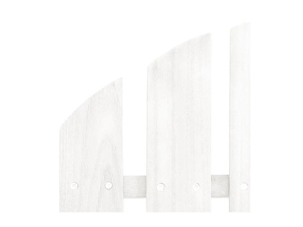 Chaise à bascule de jardin Bois Blanc