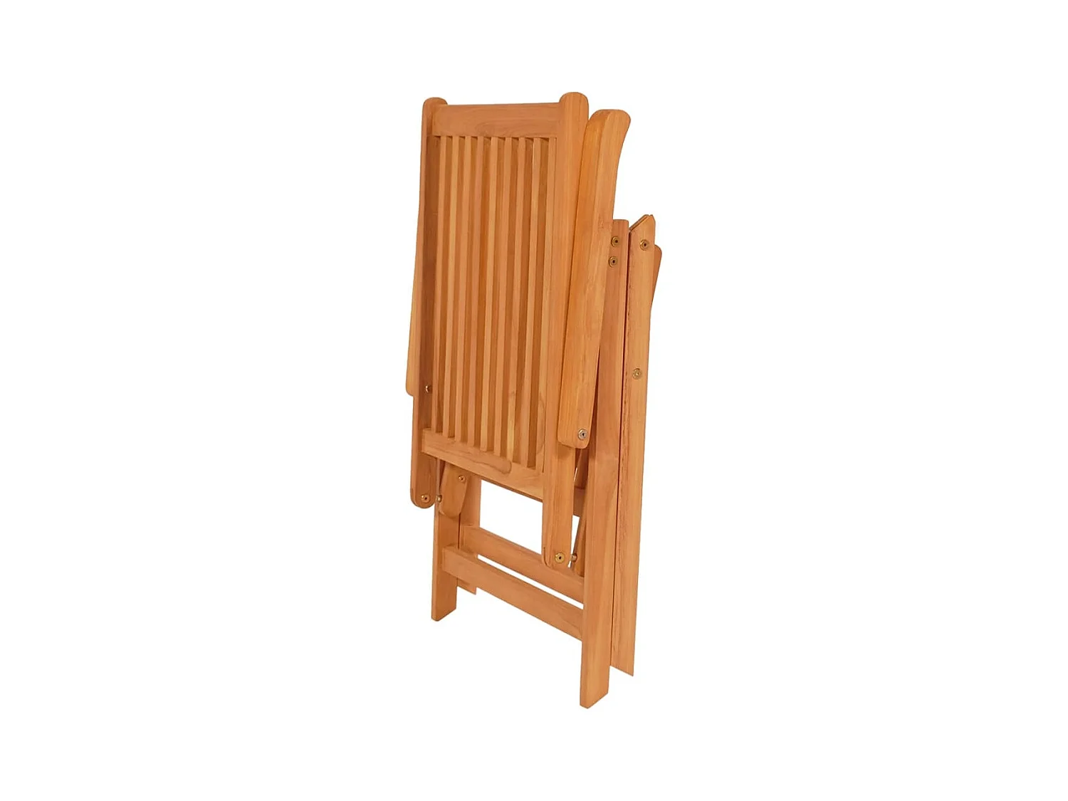 Chaises de jardin lot de 4 avec coussins vert Bois teck solide