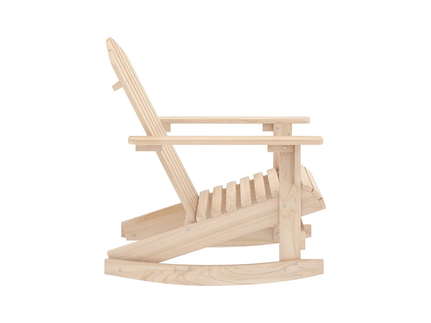 Chaise à bascule de jardin Adirondack bois de sapin massif