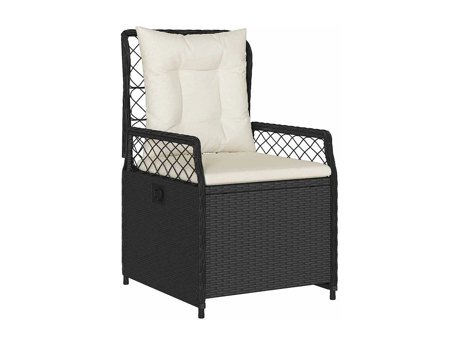 Ensemble de Salle à Manger de Jardin 5 Pièces Noir Poly Rattan