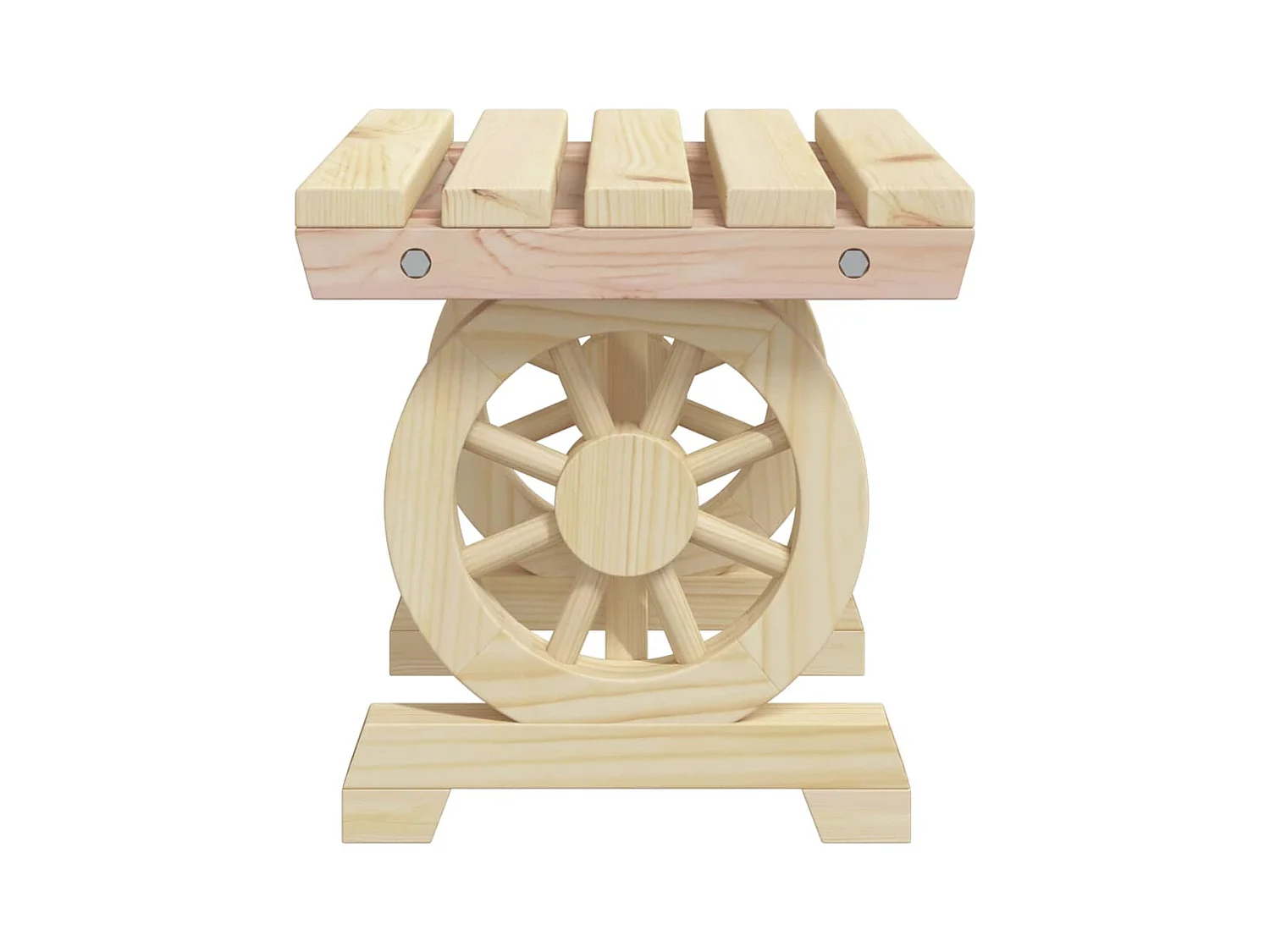 Repose-pieds de jardin lot de 2 bois de sapin massif