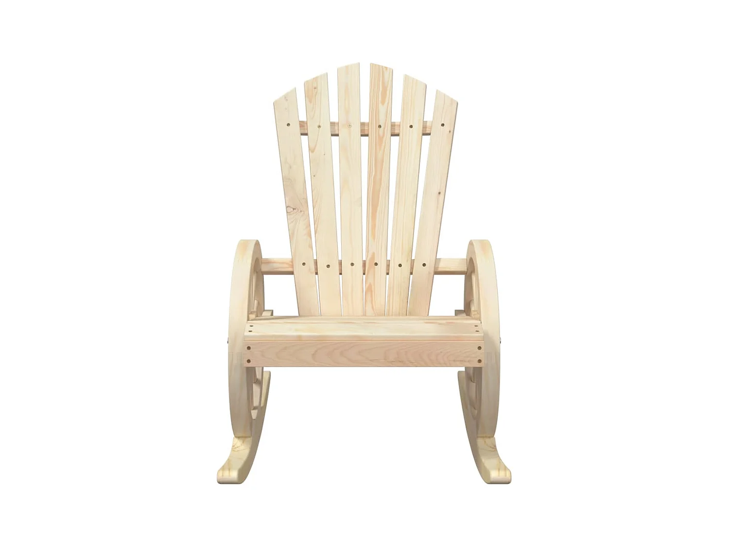 Adirondack schommelstoel van massief dennenhout