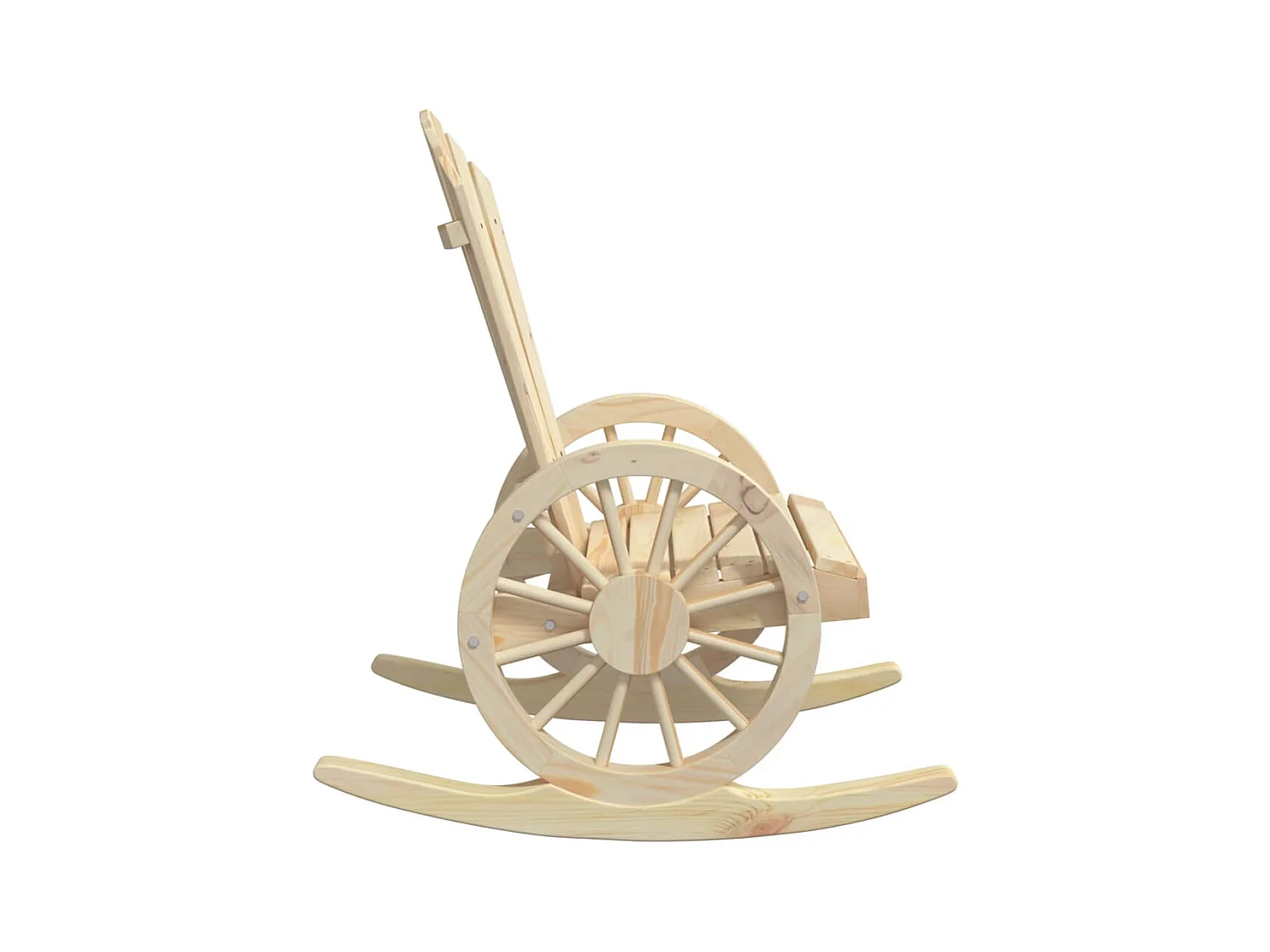 Adirondack schommelstoel van massief dennenhout