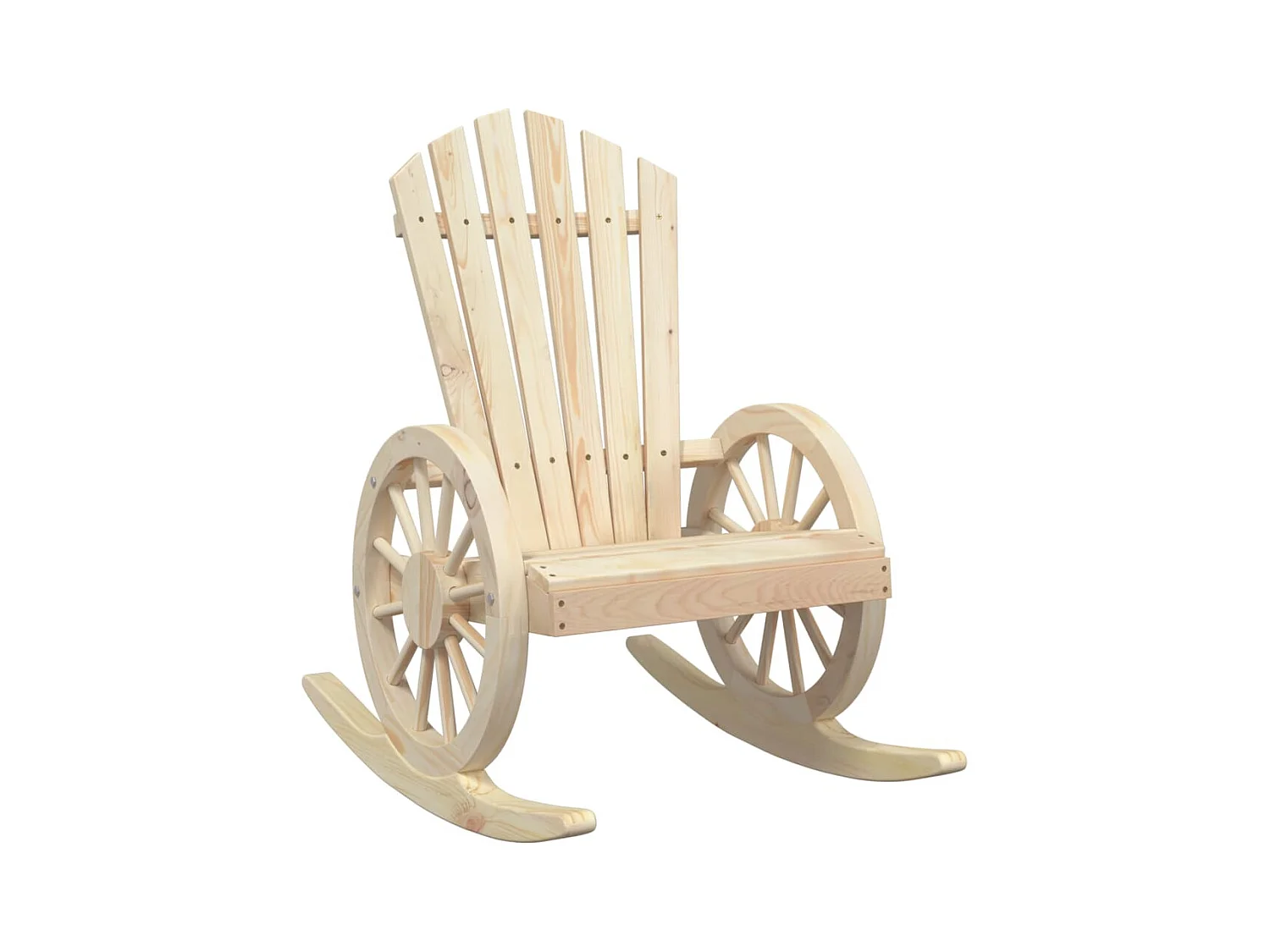 Chaise à bascule Adirondack bois de sapin massif