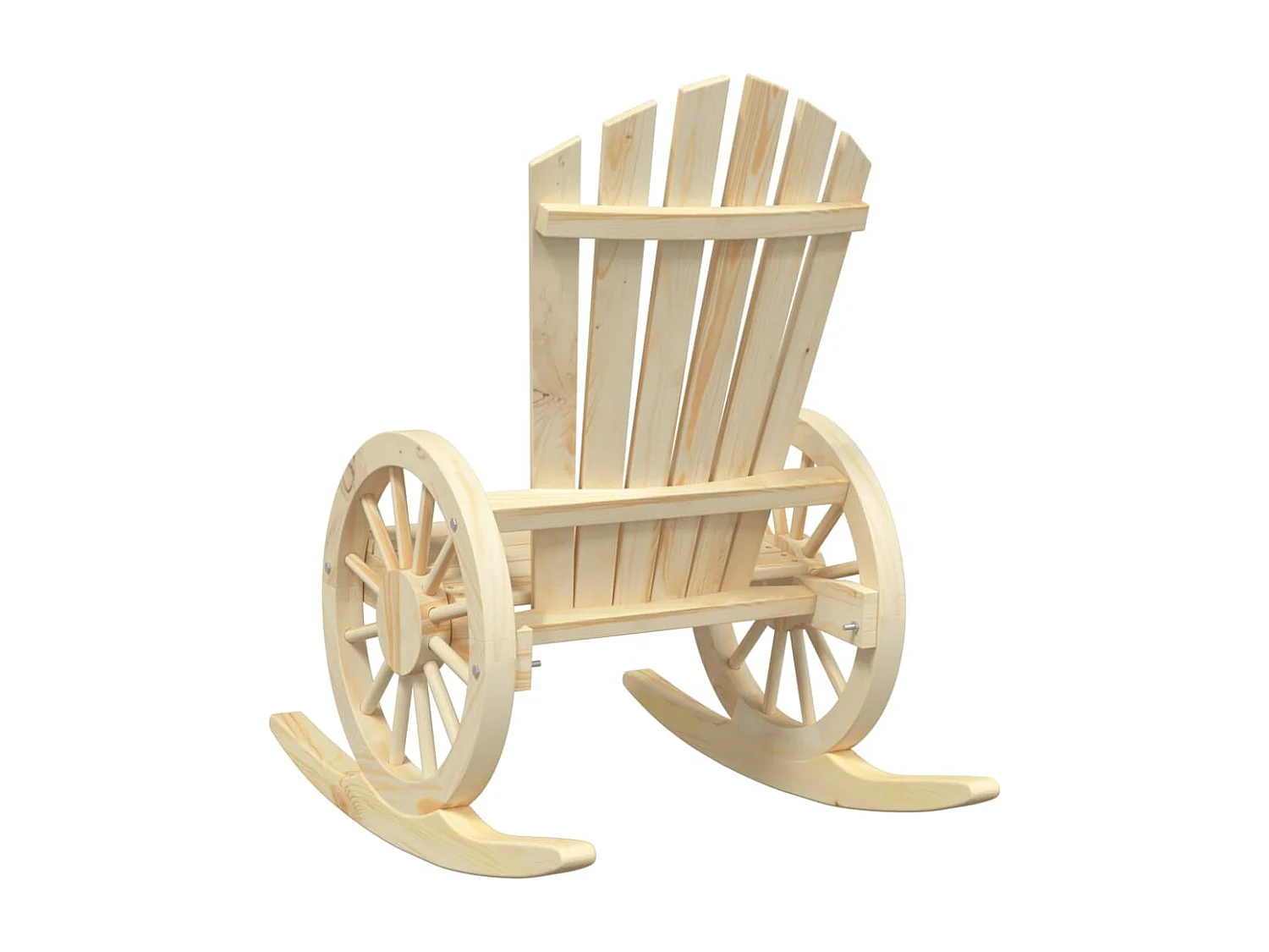 Chaise à bascule Adirondack bois de sapin massif