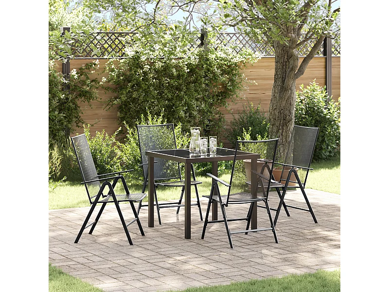 Set per il restauro del giardino da 5 pezzi, antracite