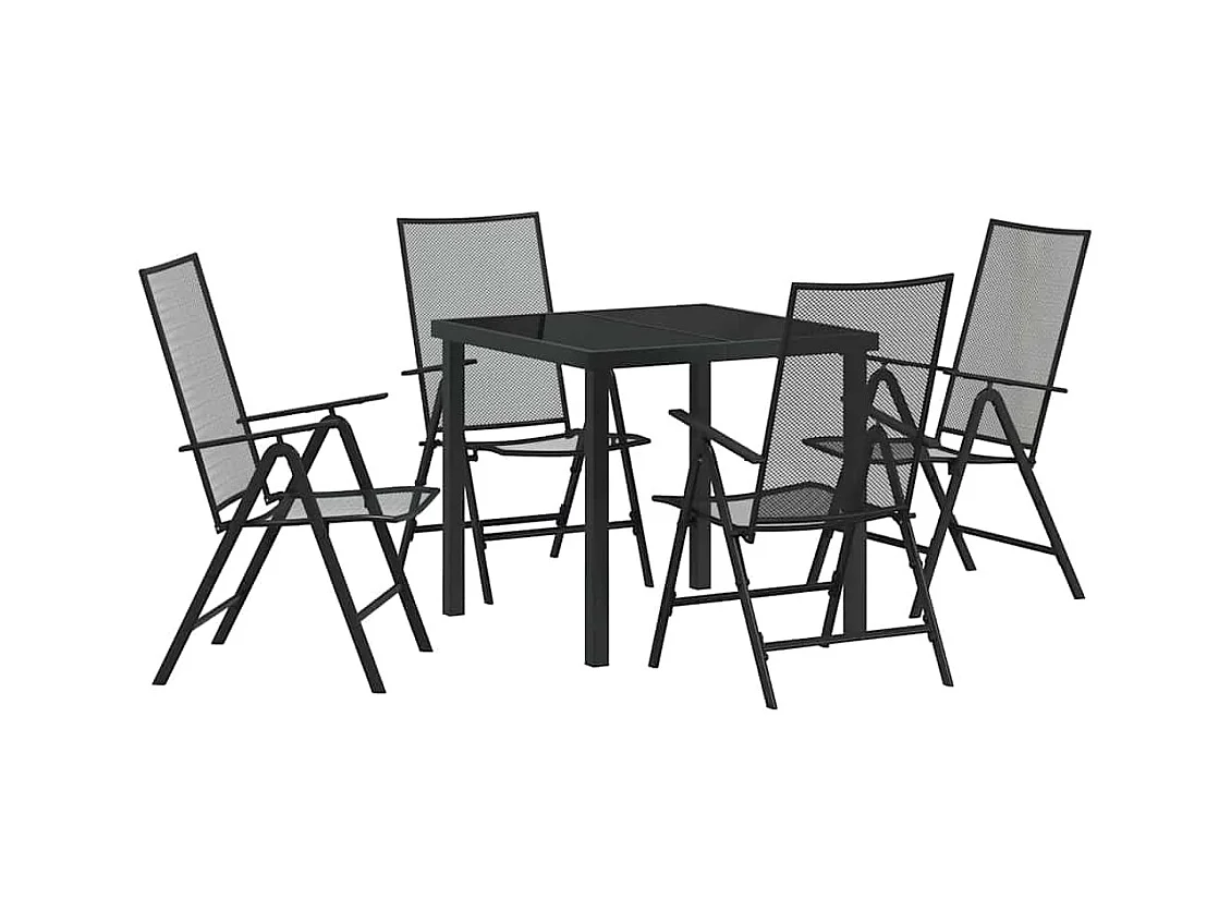 Set per il restauro del giardino da 5 pezzi, antracite