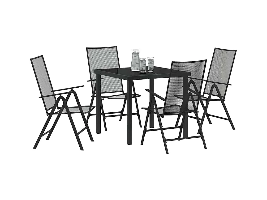 Set per il restauro del giardino da 5 pezzi, antracite