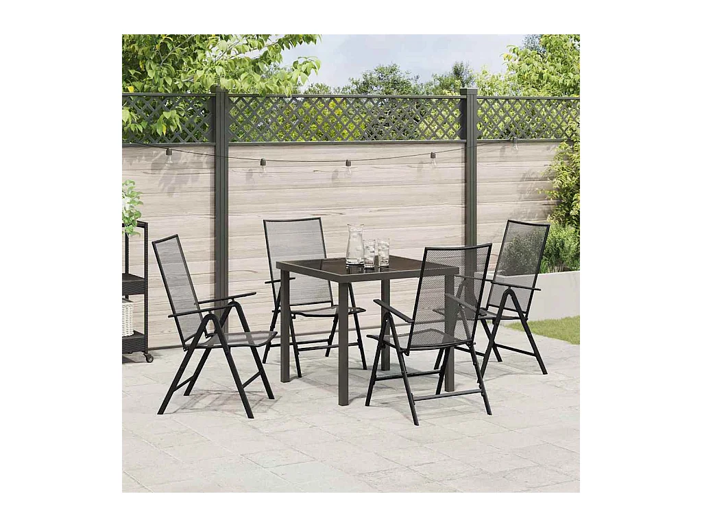 Set per il restauro del giardino da 5 pezzi, antracite