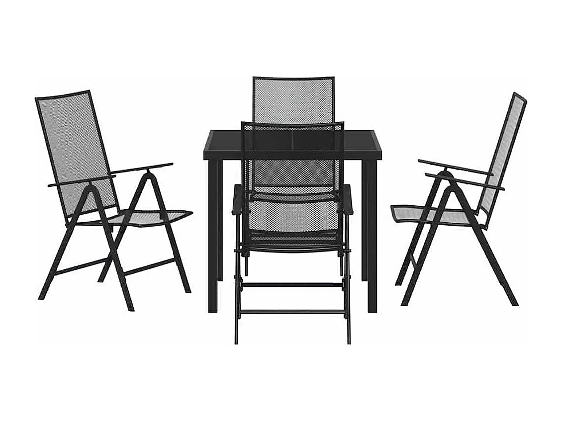 Set per il restauro del giardino da 5 pezzi, antracite