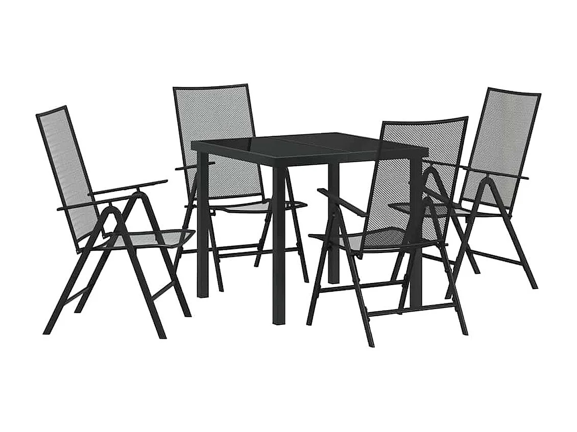 5-delige tuinrestauratieset antraciet