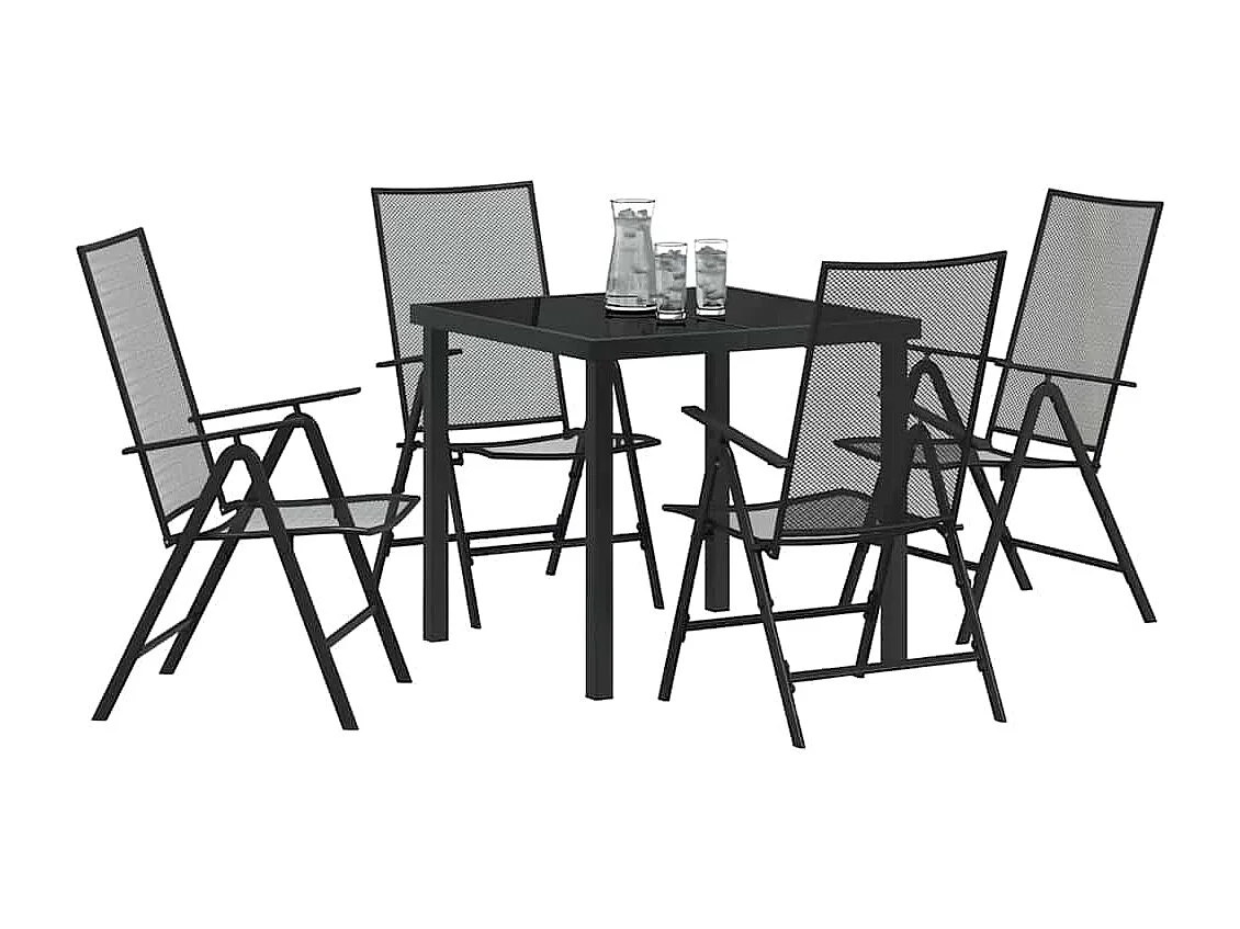 5-delige tuinrestauratieset antraciet