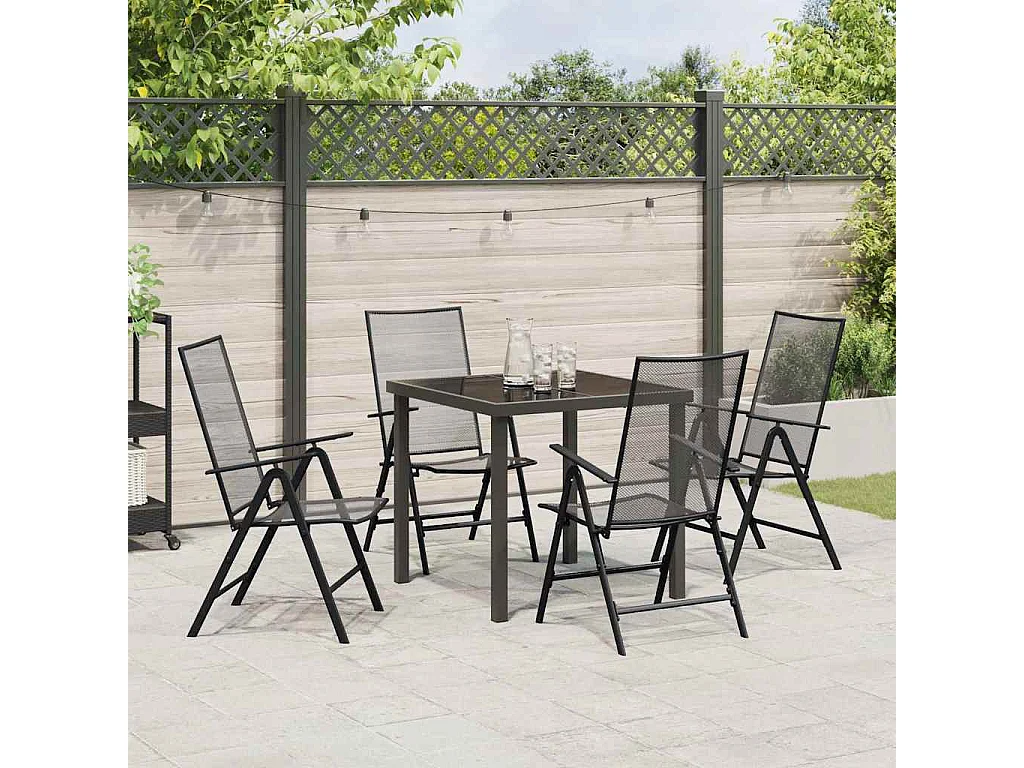 5-delige tuinrestauratieset antraciet