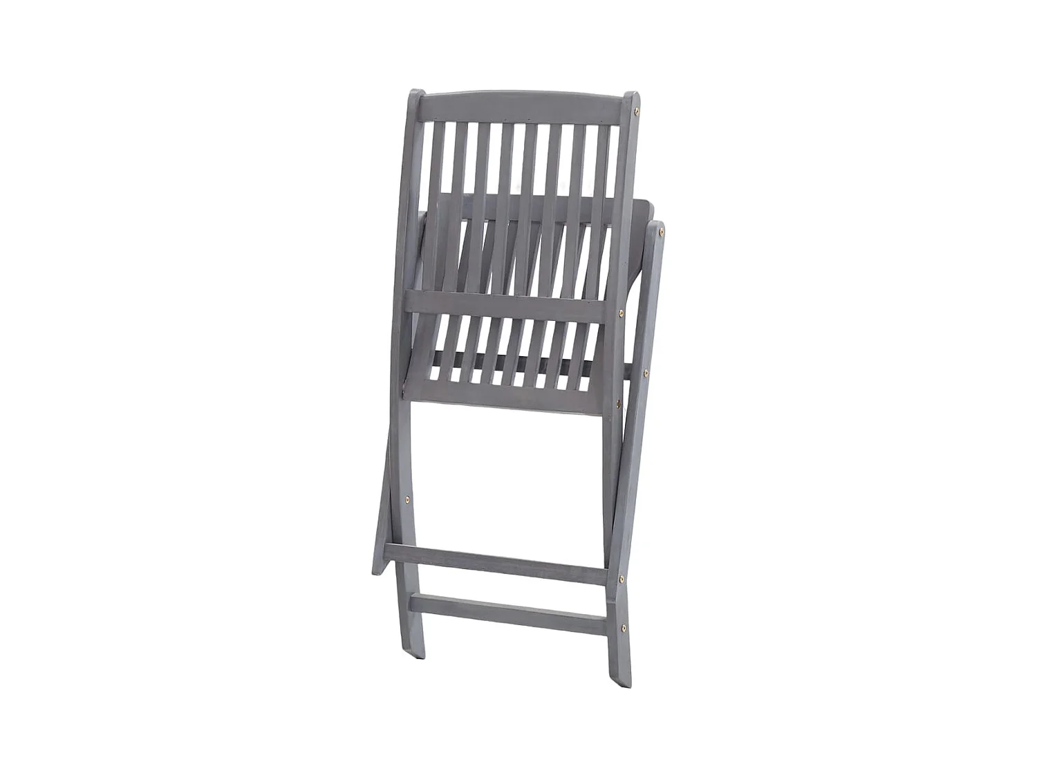 Chaises pliables d'extérieur lot de 8 et coussins Bois d'acacia