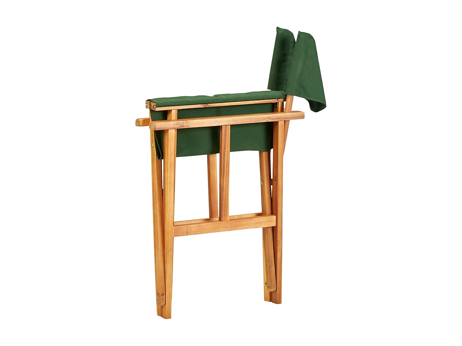Chaises de metteur en scène lot de 2 bois massif d'acacia vert