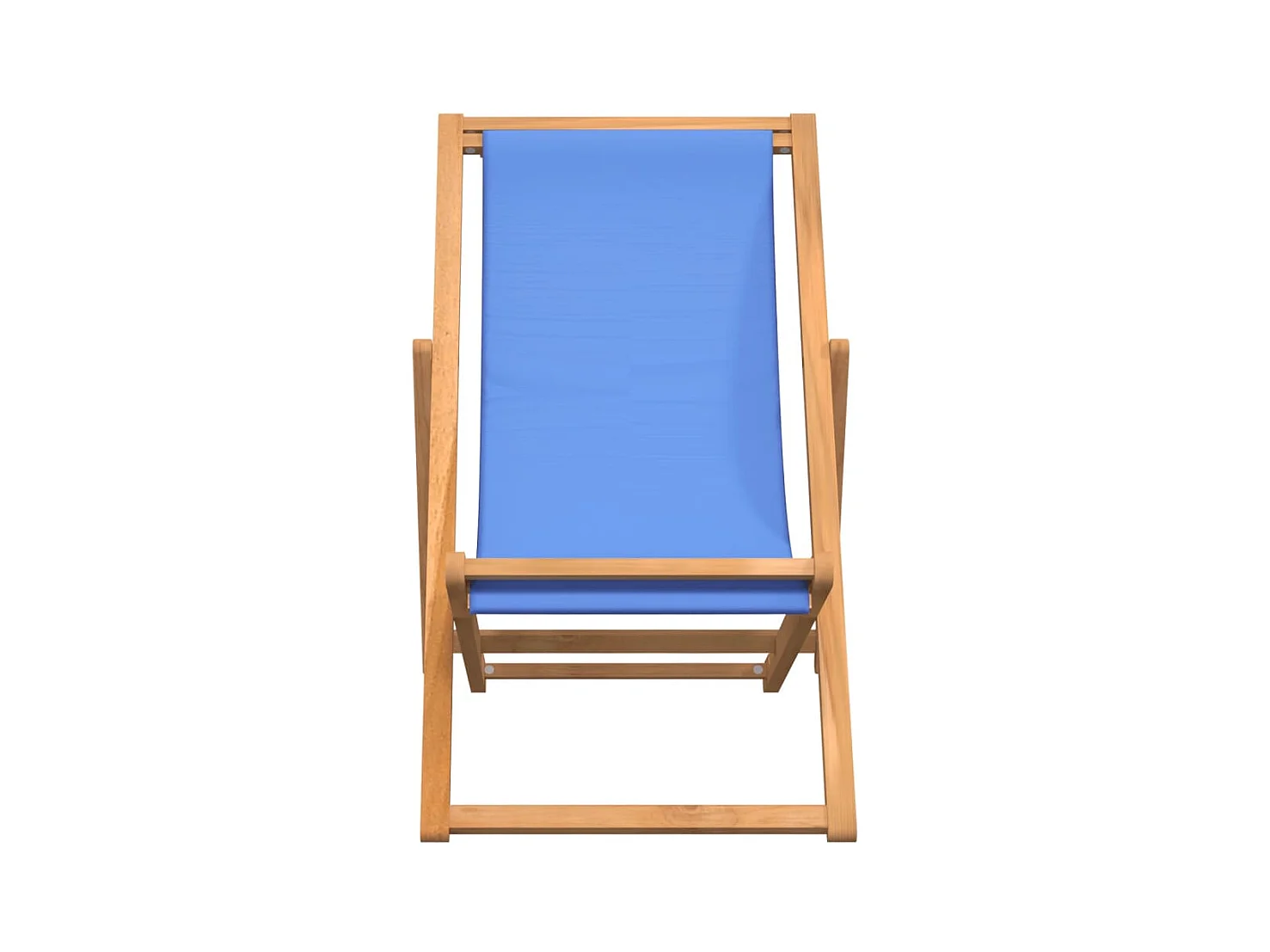 Chaise de terrasse Teck 56x105x96 cm Bleu